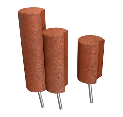 Piaskownica z palisad gumowych