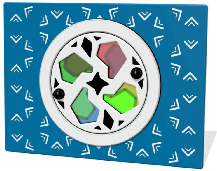 Tablica aktywności na plac zabaw - Kalejdoskop Tablica aktywności na plac zabaw - Kalejdoskop