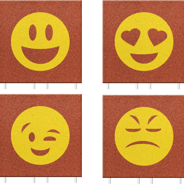 Płyty absorbujące z wzorami