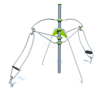 Podwójna wirująca huśtawka Gyro (stal) J2594M