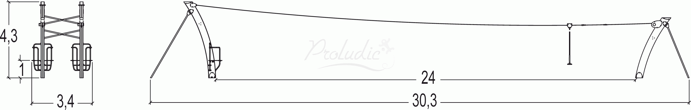 Podwójny Zjazd linowy J513