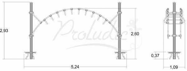 PRZEJŚCIE PO DRABINCE NINJA - J5908