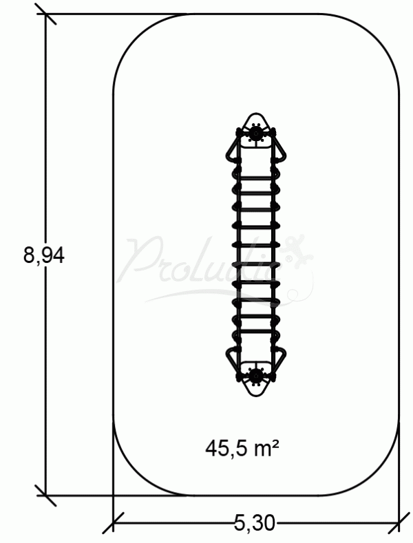 PRZEJŚCIE PO DRABINCE NINJA - J5908