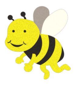 Figura do nawierzchni EPDM "pszczoła"