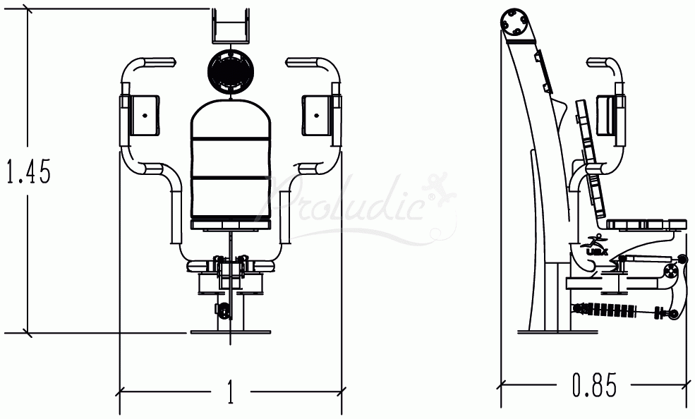 Motyl Hydrauliczny Urbanix R37-UBX-208