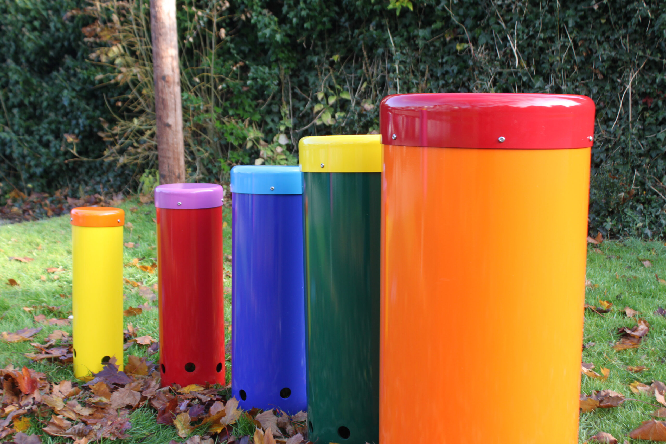Kolorowe bębny na muzyczny plac zabaw - Rainbow Sambas