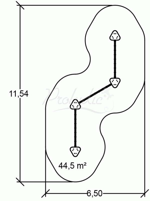 ŚCIEŻKA BALANSUJĄCA NINJA - J5910