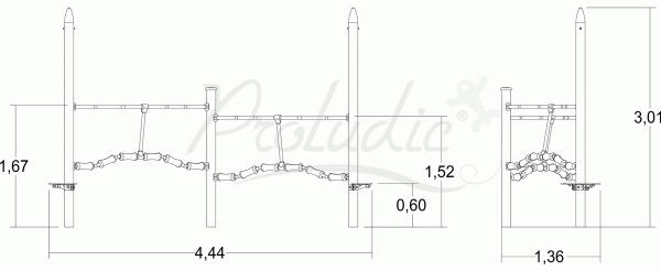 ŚCIEŻKA BALANSUJĄCA NINJA - J5911