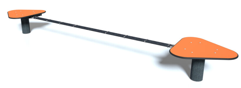 Ścieżka linowa - słupy stalowe J5406M