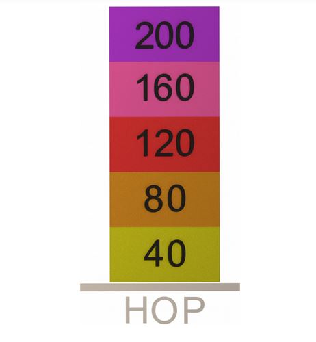Figura do nawierzchni EPDM "skok w dal" Figura do nawierzchni EPDM "skok w dal"