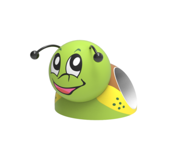 Gumowa figura na plac zabaw Ślimaczek z tunelem