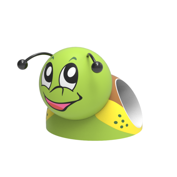 Gumowa figura na plac zabaw Ślimaczek z tunelem