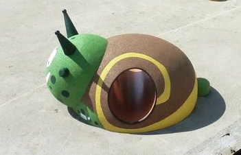 Figura gumowa na plac zabaw Ślimak