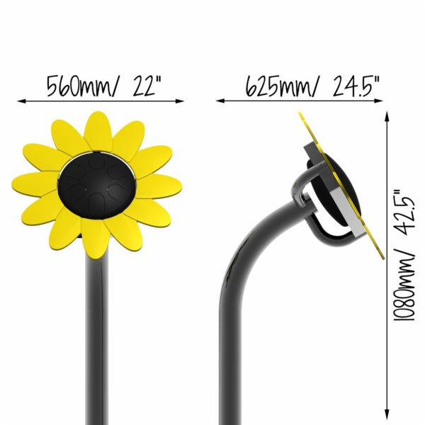 Sunflower Petal Drum Elevations
