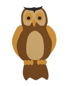 Figura do nawierzchni EPDM "sowa"