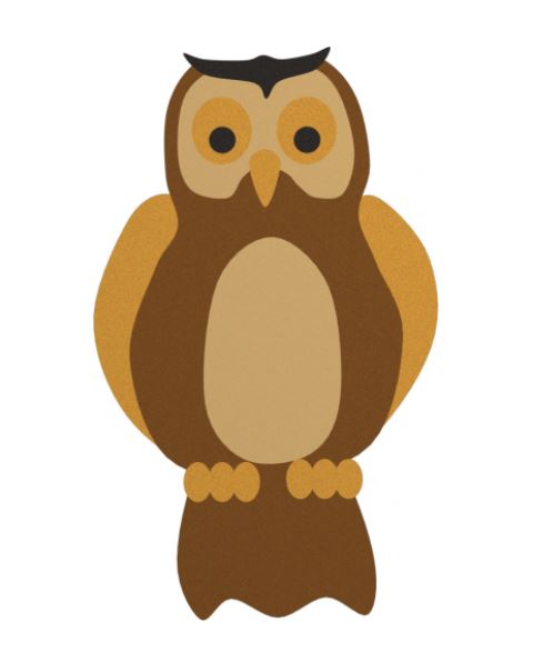 Figura do nawierzchni EPDM "sowa"