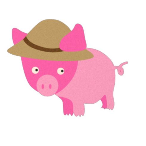 Figura do nawierzchni EPDM "świnka"