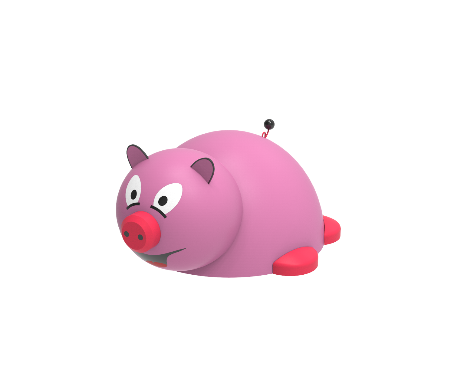 Figura gumowa na plac zabaw Świnka