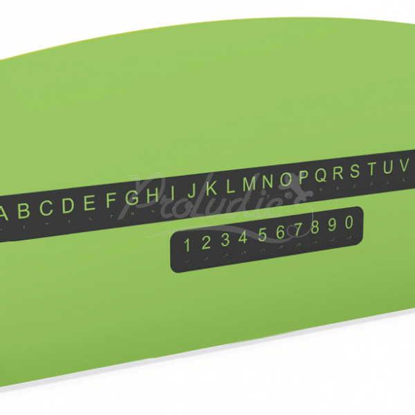 TABLICA EDUKACYJNA - ALFABET I CYFRY BRAILLE'A