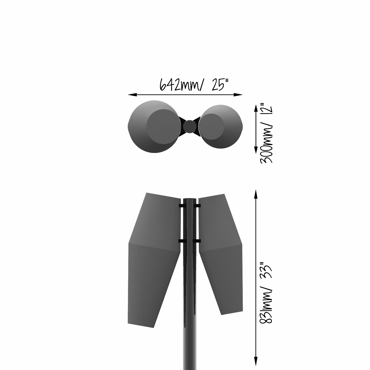 wymiaty instrumentu Tumbadora