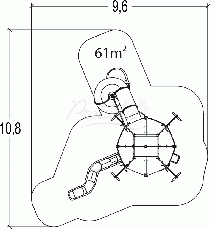 2m - zjeżdżalnie z polipropylenu J47101P 2m - zjeżdżalnie z polipropylenu J47101P