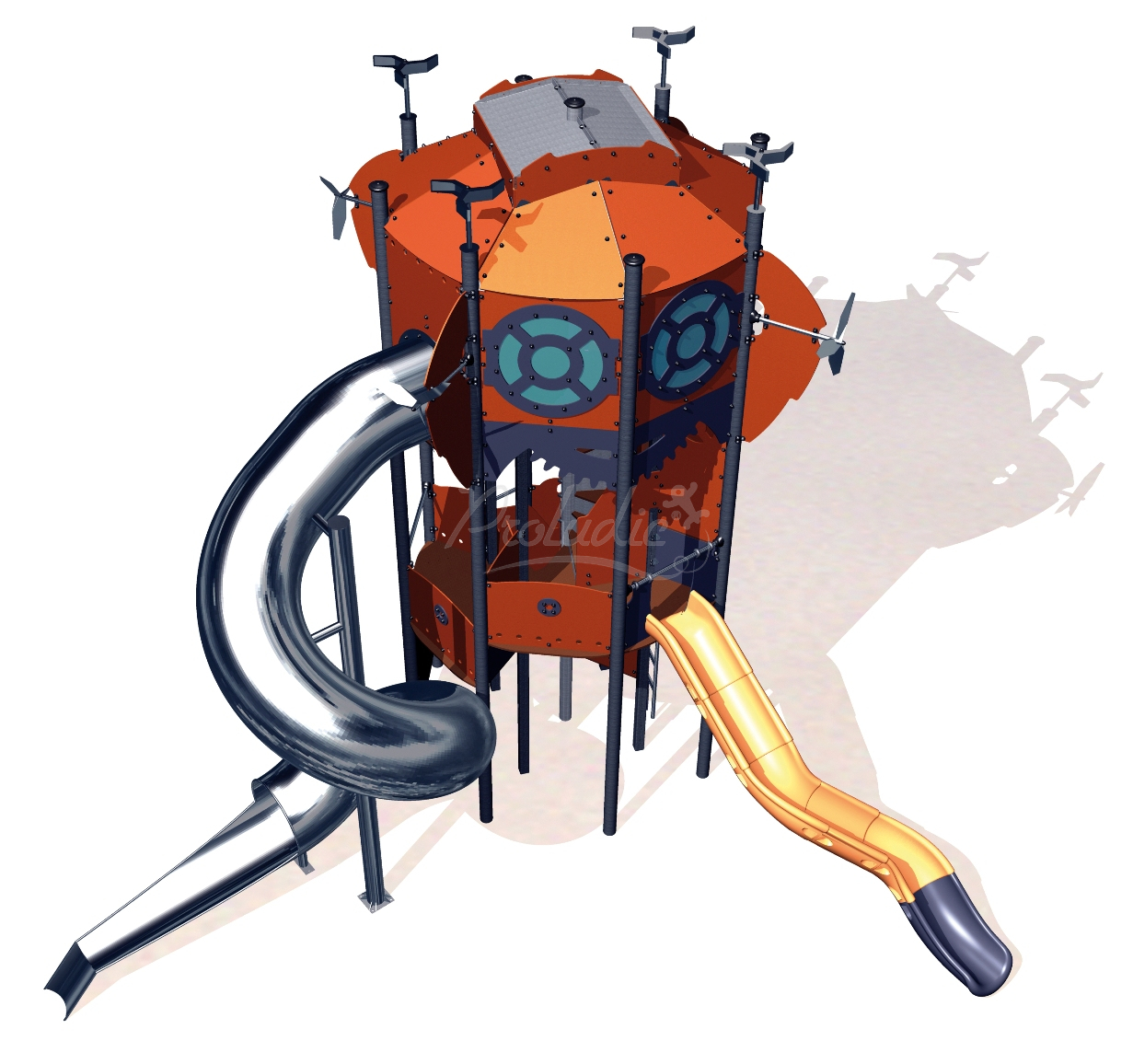 Wieża ośmiokątna Metropolis wys.7 Wieża ośmiokątna Metropolis wys.7