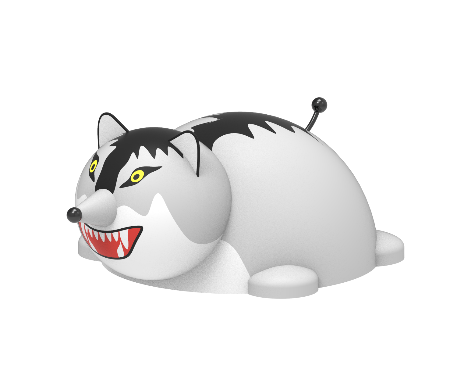 Figura gumowa na plac zabaw Wilk Figura gumowa na plac zabaw Wilk