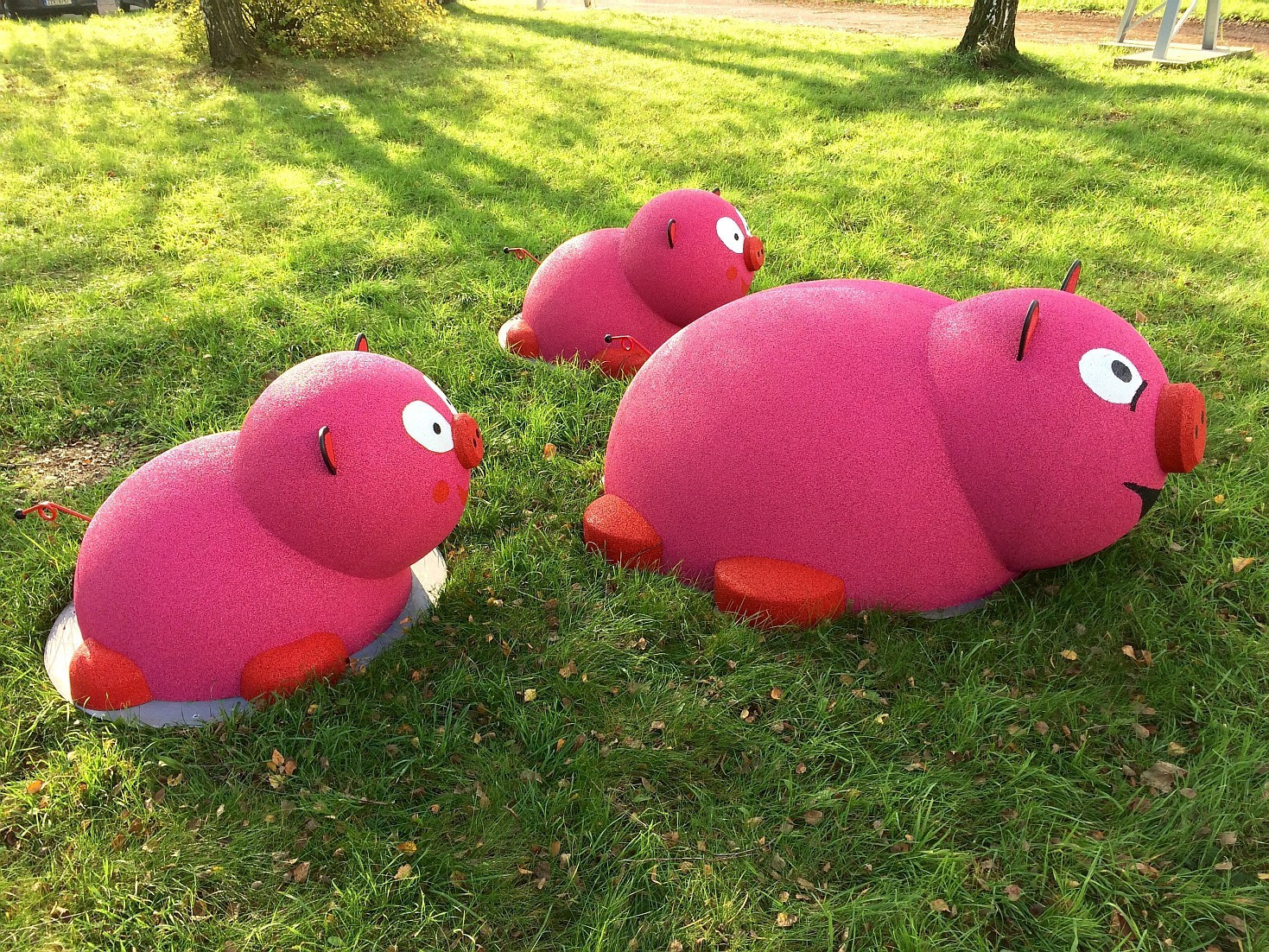 Figura gumowa na plac zabaw Mini Świnka