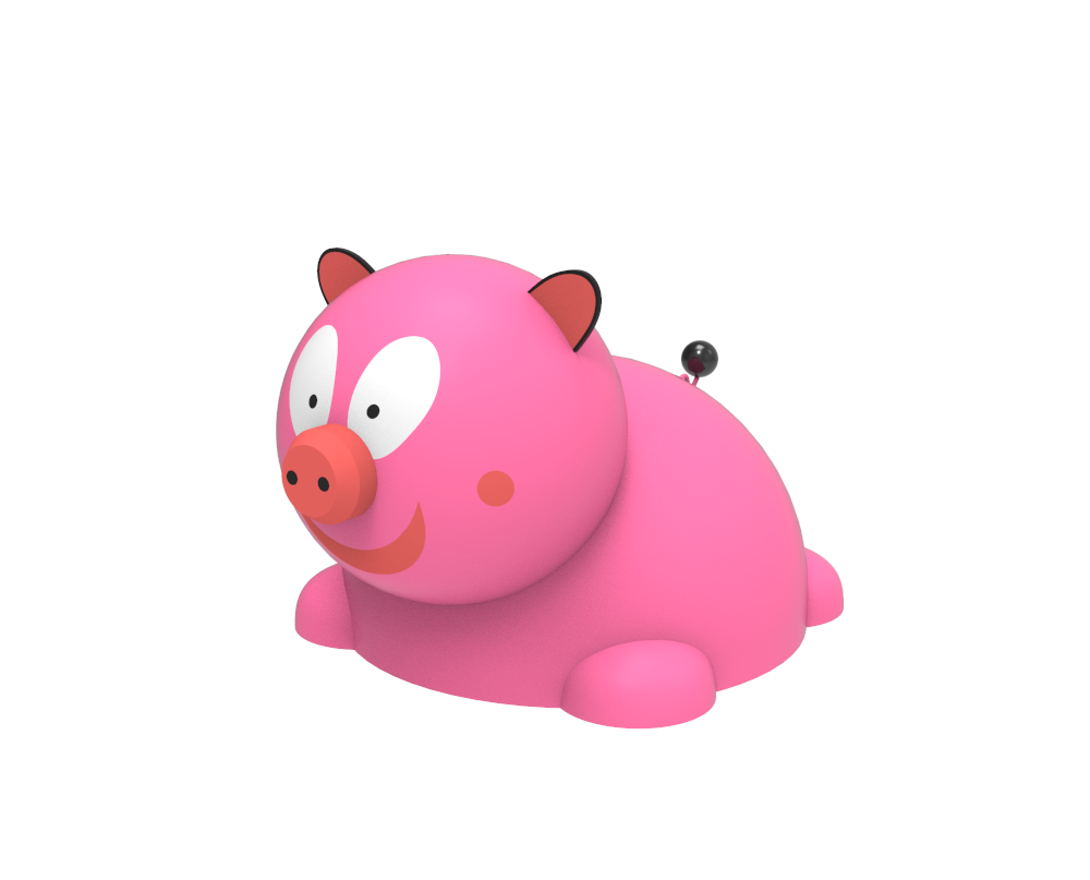 Figura gumowa na plac zabaw Mini Świnka