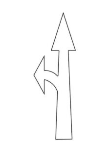 Zakręt w lewo - duży