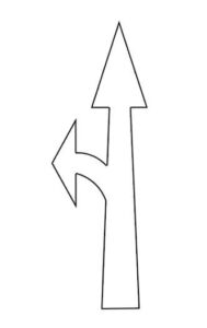 Zakręt w lewo - mały