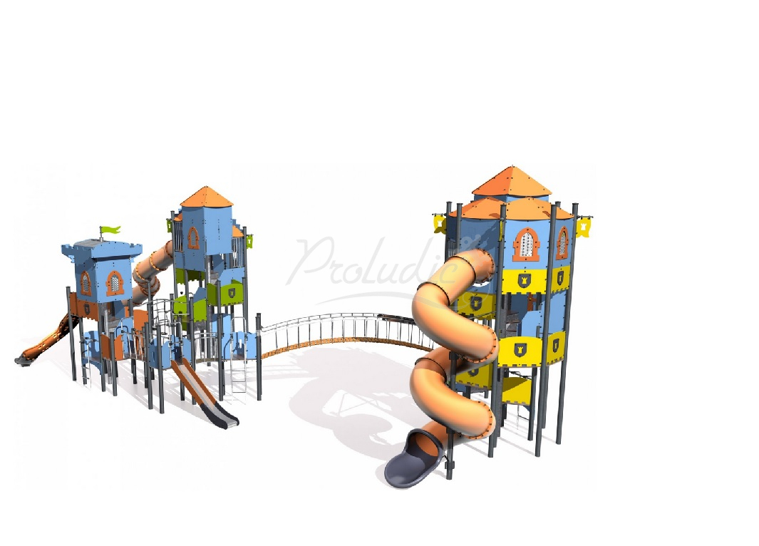 Zestaw 3 wieże Średniowiecze J4703P