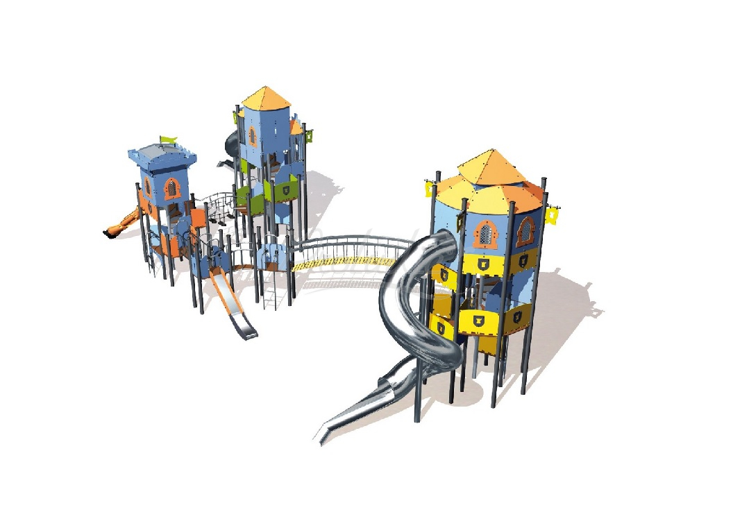 Zestaw 3 wieże Średniowiecze J4703