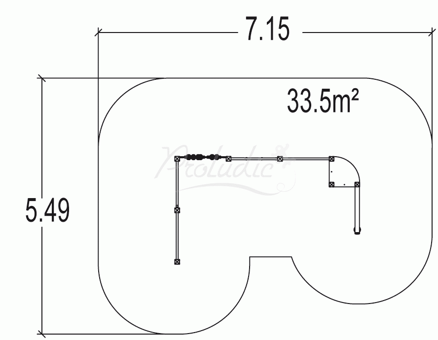 Kącik gimnastyczny J1663