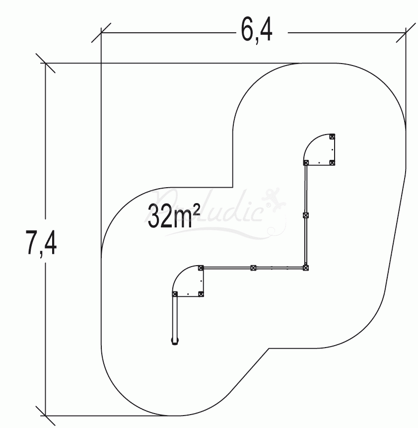 Kącik gimnastyczny J1664