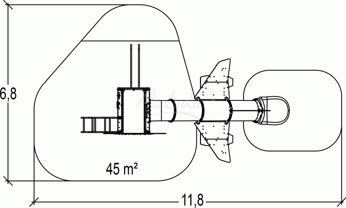Zjeżdżalnia Samolot J2689 Zjeżdżalnia Samolot J2689