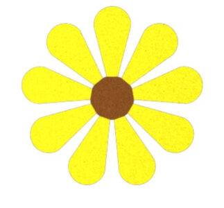 Żółty kwiat 2DR11