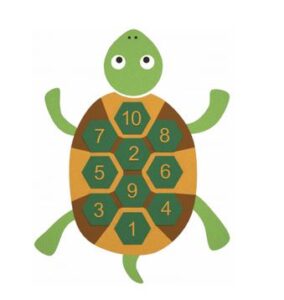 Figura do nawierzchni EPDM "Zółw z cyframi"