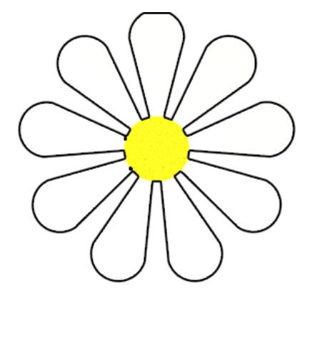 Biały kwiat 2DR12 Biały kwiat 2DR12