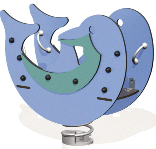 Bujak sprężynowy na plac zabaw Delfin Dawid J822