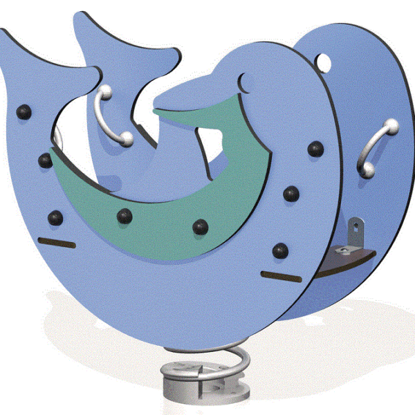 Bujak sprężynowy na plac zabaw Delfin Dawid J822