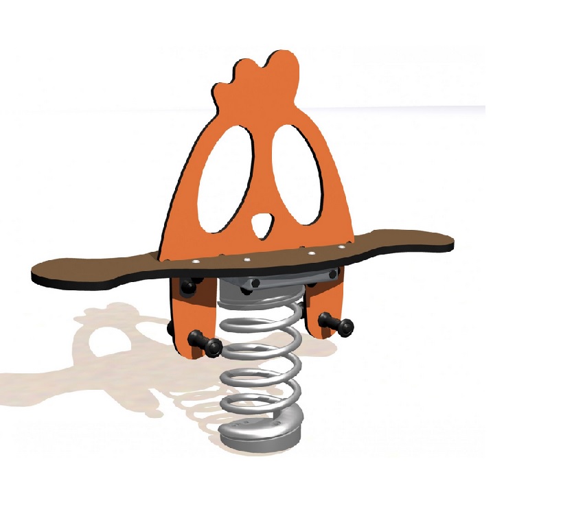 Bujak sprężynowy na plac zabaw Kura J838 Bujak sprężynowy na plac zabaw Kura J838