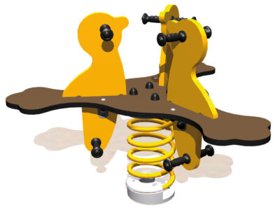 Bujak sprężynowy trzyosobowy Kurczaczki J846