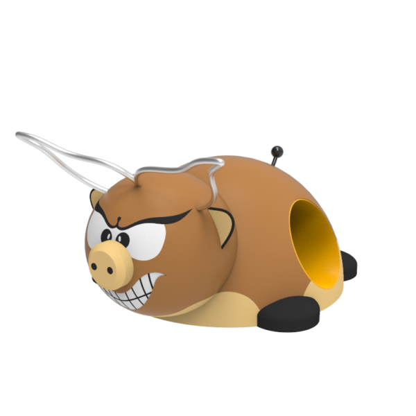 Gumowa figura na plac zabaw Byk - tunel 3D028