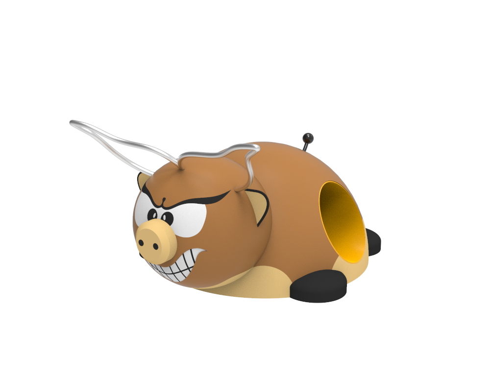 Gumowa figura na plac zabaw Byk - tunel 3D028 Gumowa figura na plac zabaw Byk - tunel 3D028