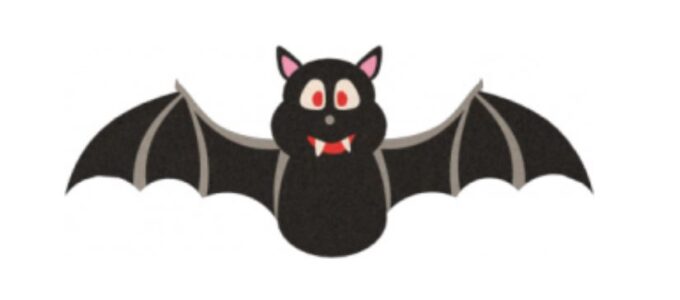 Figura do nawierzchni EPDM "czarny nietoperz"