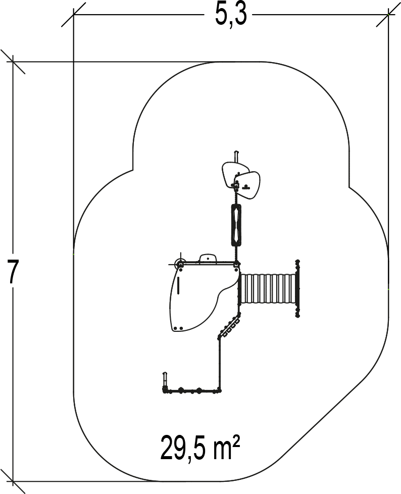 Domek zabawowy J224 Domek zabawowy J224