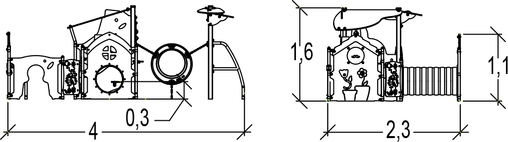 Domek zabawowy J234 Domek zabawowy J234