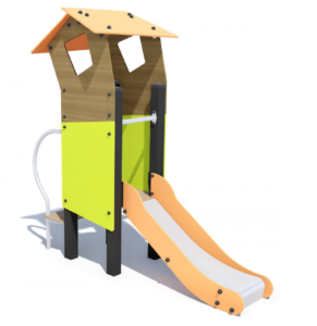 DOMEK ZABAWOWY ZE ZJEŻDŻALNIĄ J2626