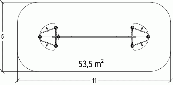 Drążkowa przejażdżka Aerospeed J2582M Drążkowa przejażdżka Aerospeed J2582M